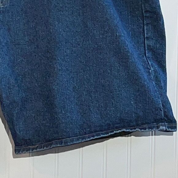 Wrangler Jeans Shorts Mens 42X9.5 Relaxed Fit Blue Pockets - Picture 4 of 10